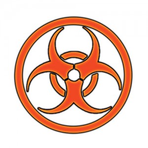 Hazard's biohazard logo - clean vector
